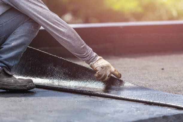 Professional Crawl Space Encapsulation technician working in Pleasant Lake, MI